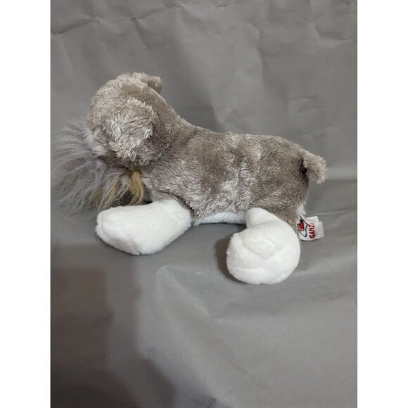 Ganz Webkinz Schnauzer Plush 9" Stuffed Animal Toy Dog  gray - Picture 6 of 9